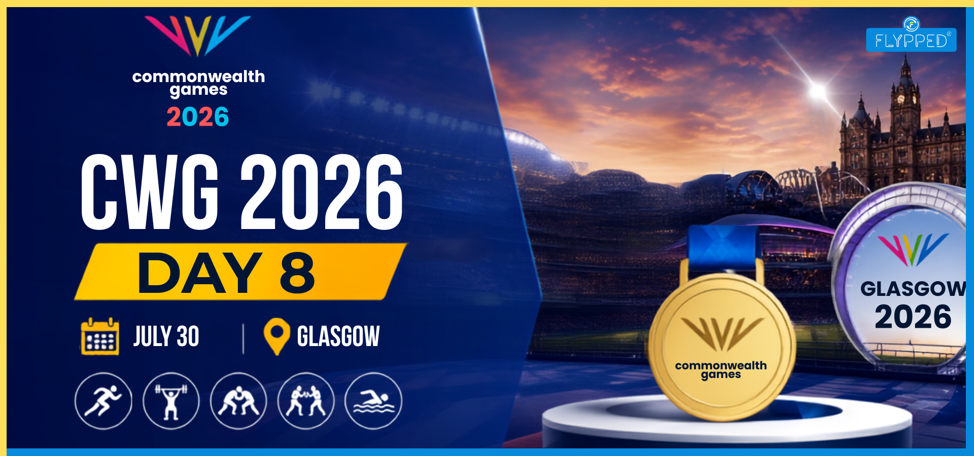 CWG 2026 India Schedule July 30: Fixtures and Medal Events in Glasgow
