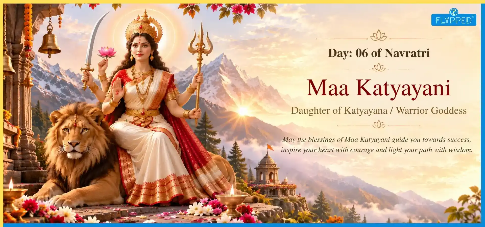 Navratri Day 6: Maa Katyayani, The Goddess of Justice, Courage and Marriage Blessings
