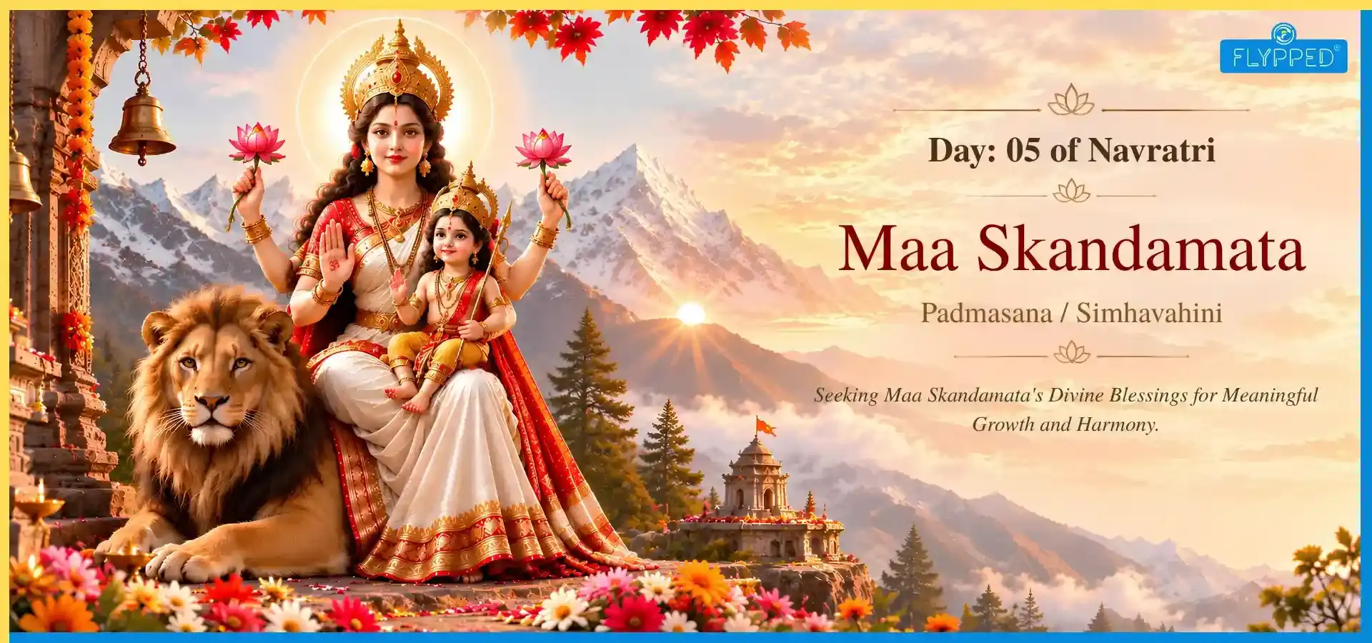Navratri Day 5: Maa Skandamata, the Goddess of Motherhood and Protection