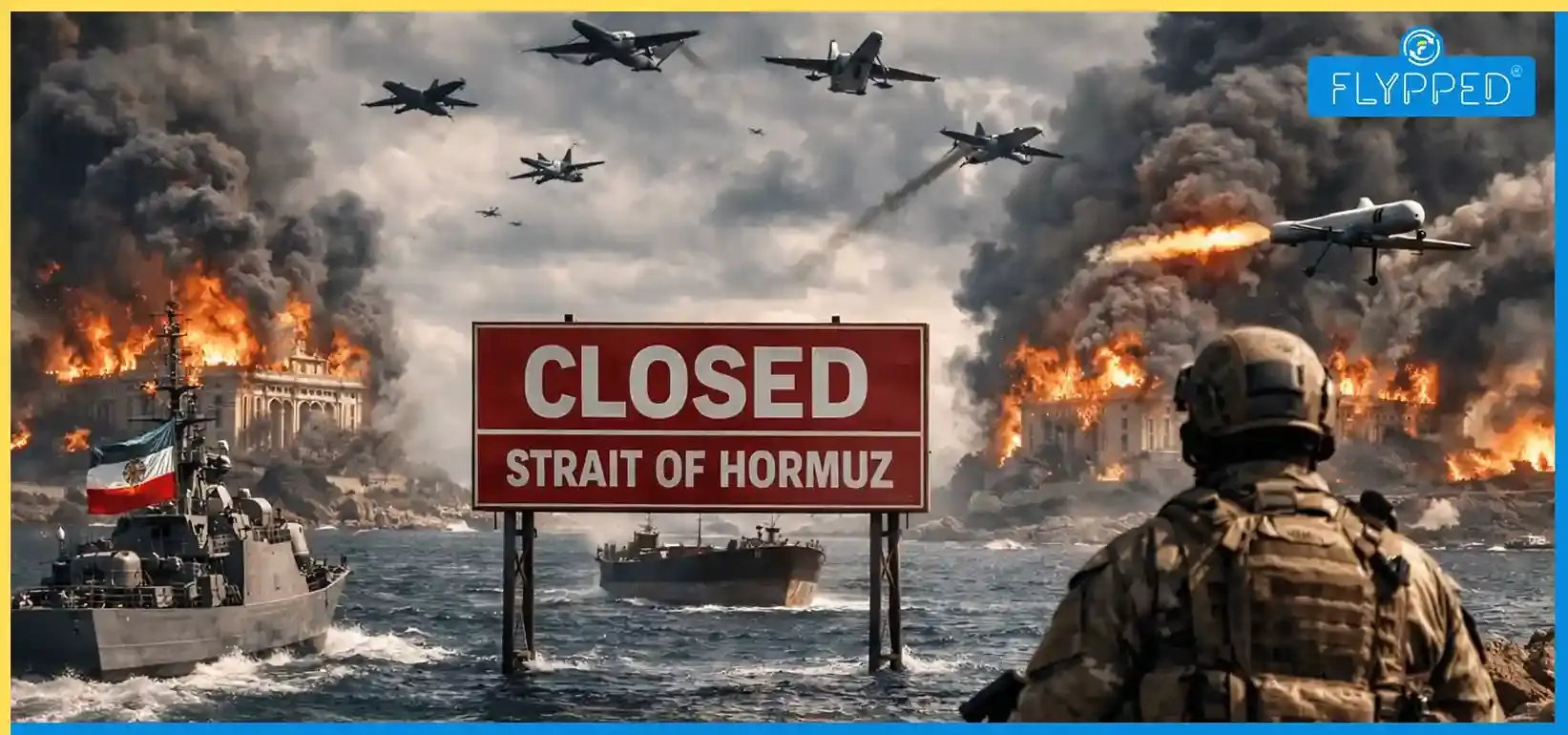 Iran Closes Strait of Hormuz After Drones Strike US Embassies in Saudi Arabia, Kuwait