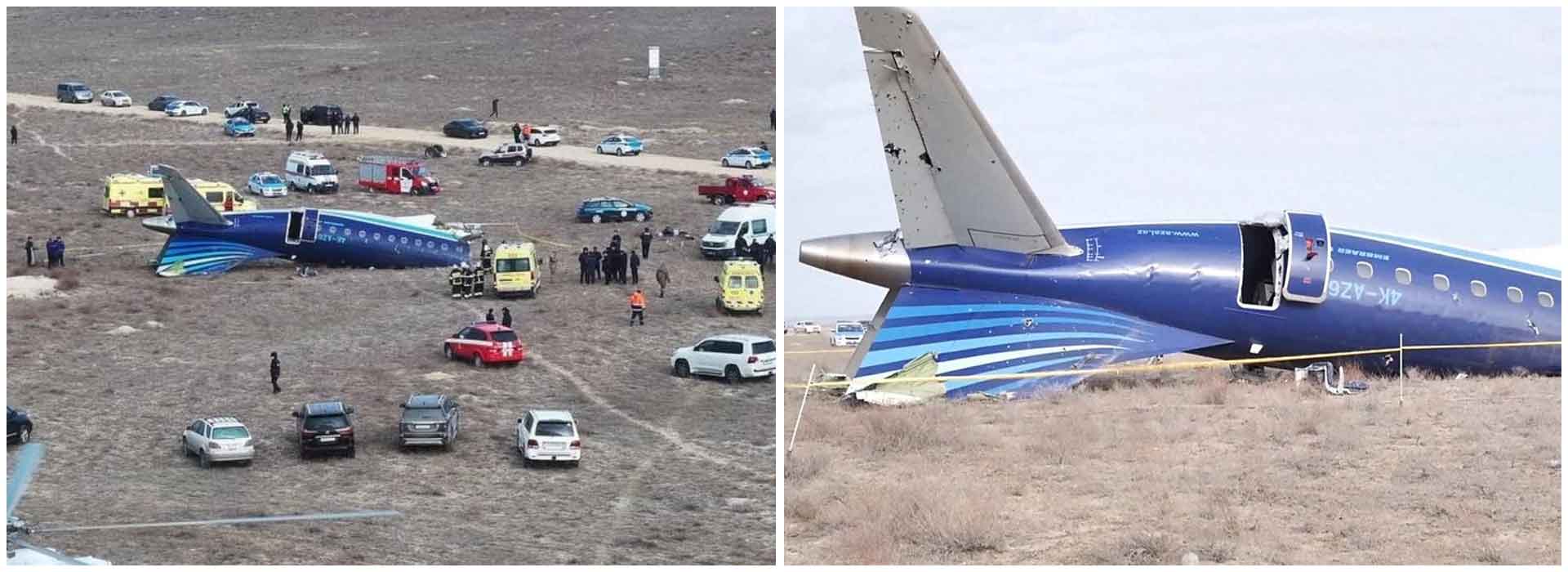 Bodycam Footage Reveals Aftermath of Azerbaijan Airlines Plane Crash in Kazakhstan