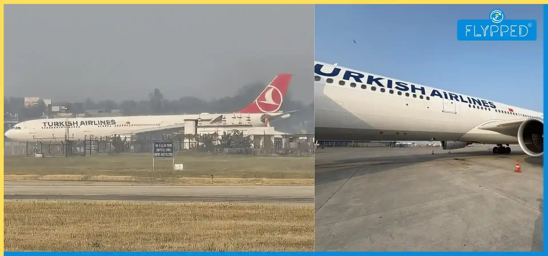 Kathmandu to Istanbul turkey's airline Emergency landing