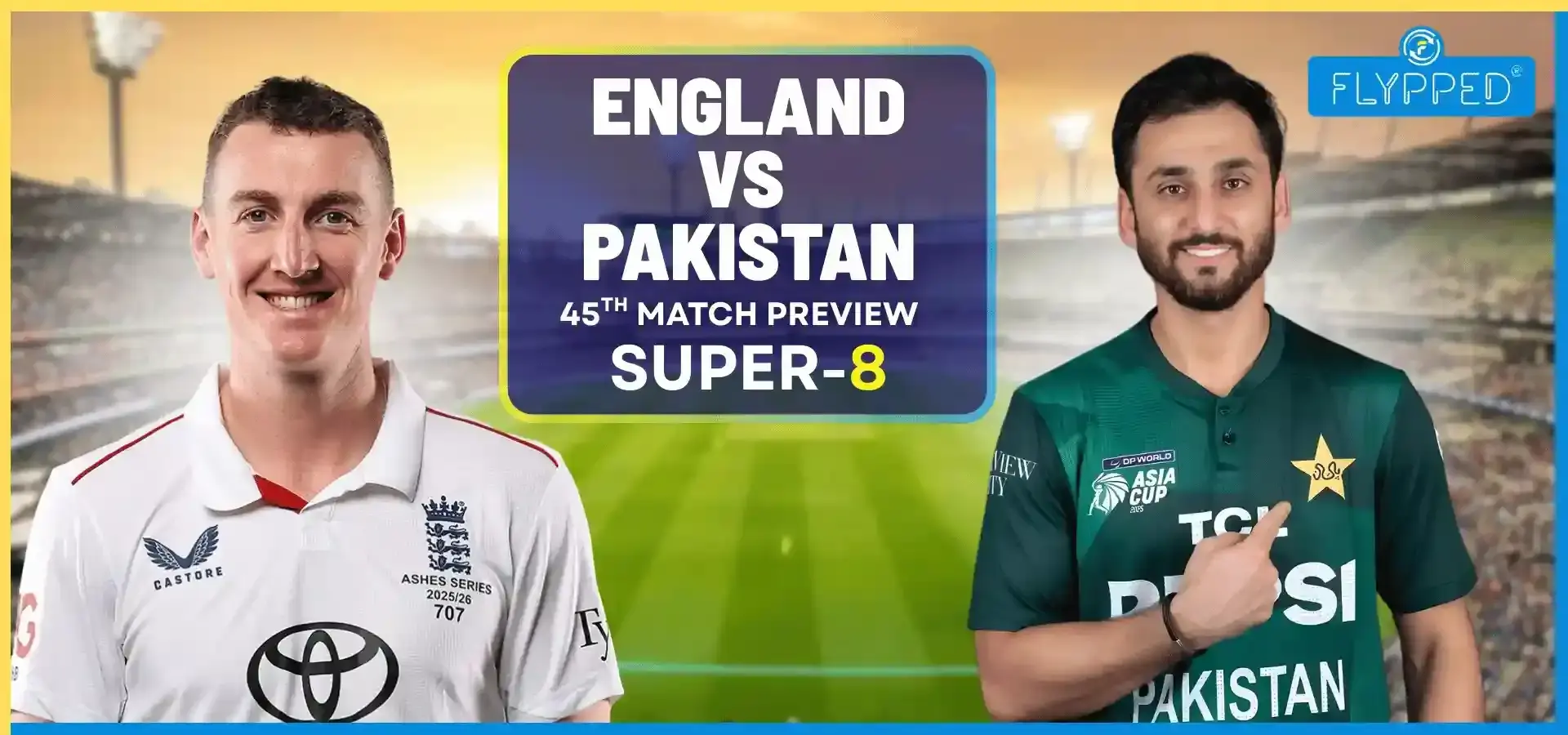 Today’s Big Match: England Take on Pakistan in T20 World Cup 2026