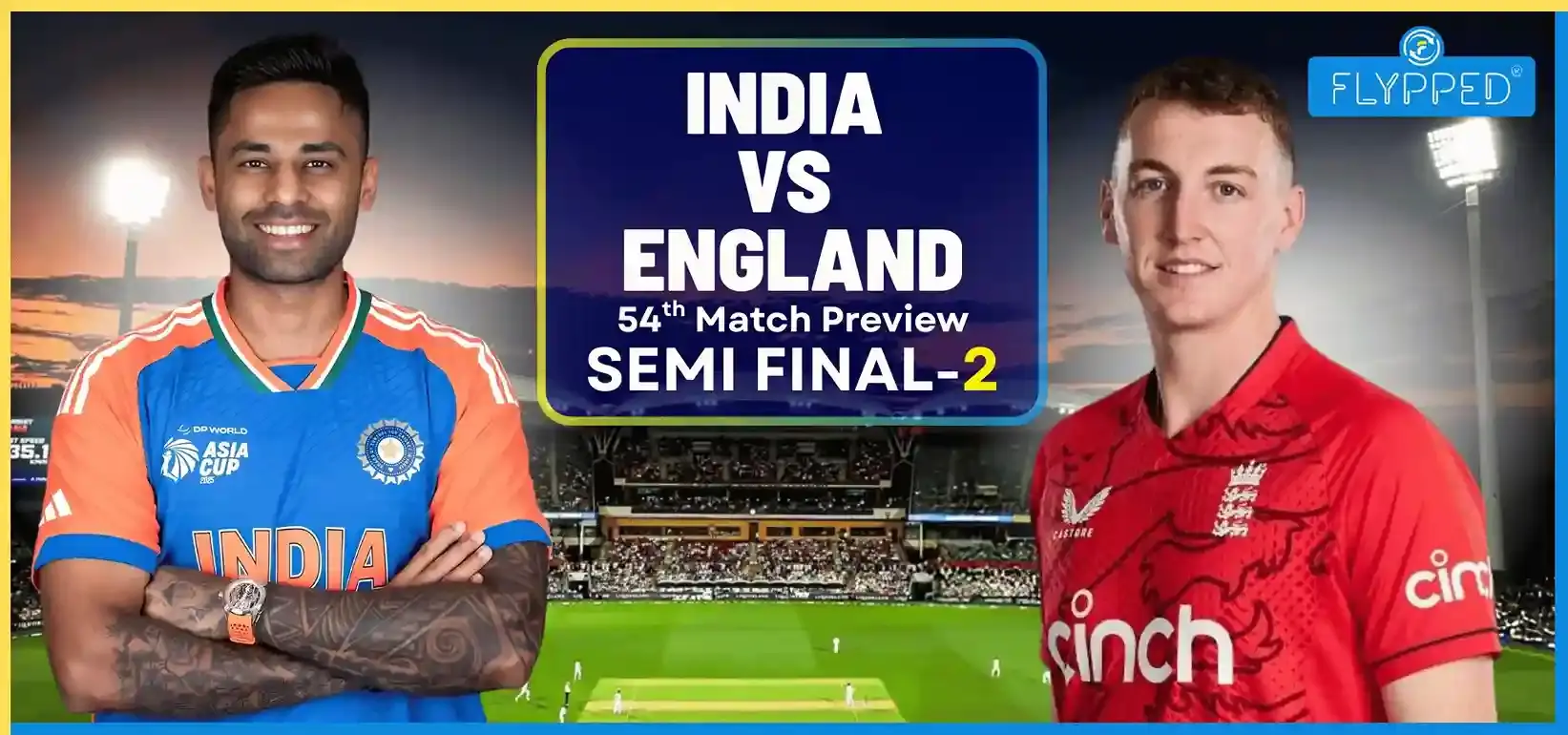 ICC Men's T20 World Cup 2026: India vs England, 2nd Semi-Final