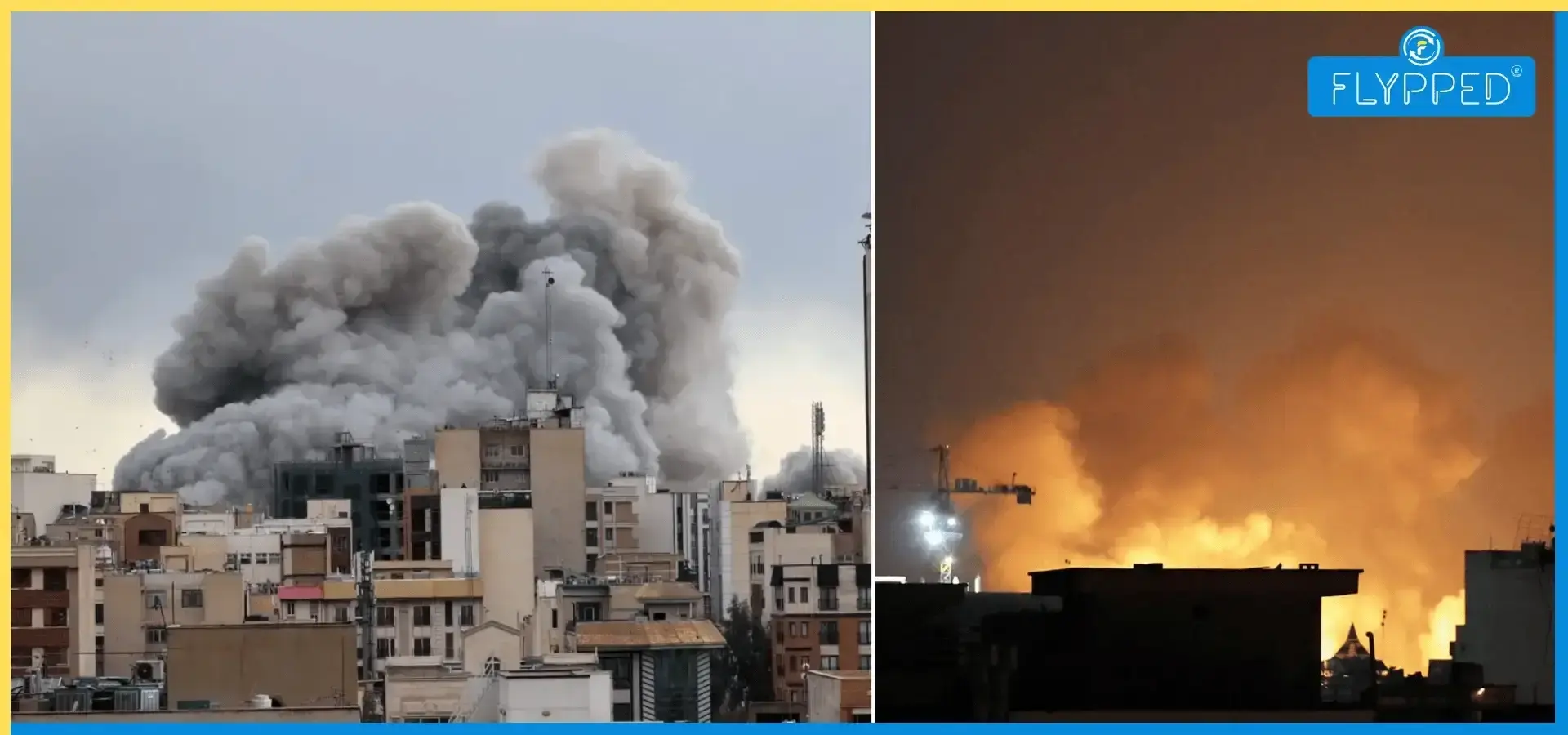 Tehran International Airport was hit by Israeli airstrikes