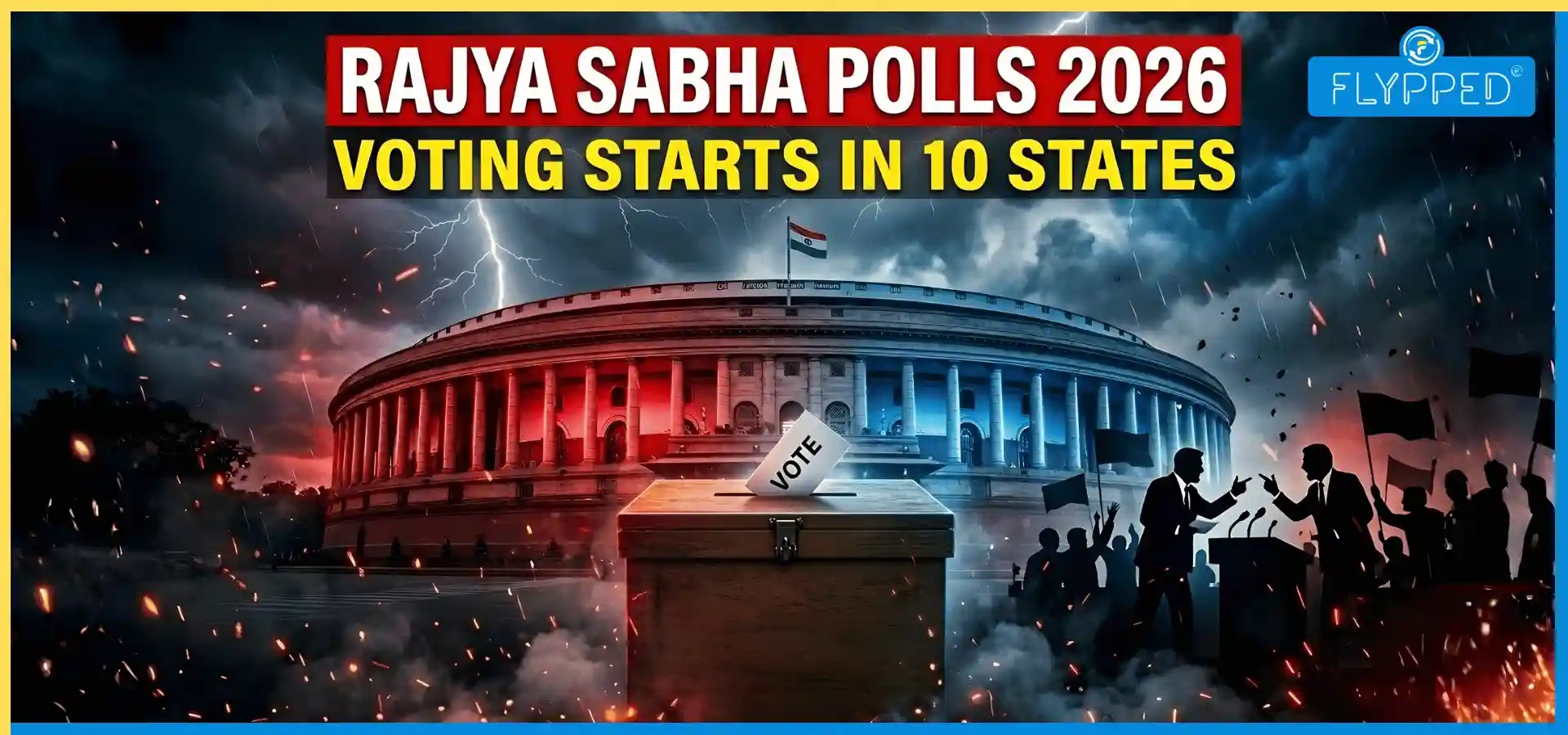 Rajya Sabha Polls 2026 LIVE: Voting Starts in 10 States