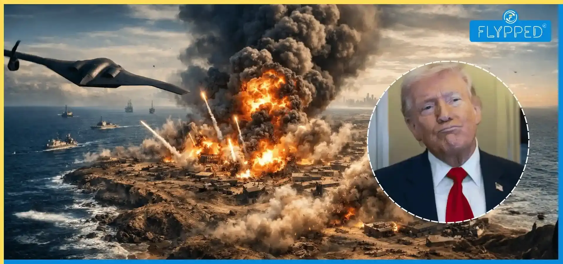 US Strikes Iran Strait of Hormuz Missile Sites with 5,000-Pound Bombs