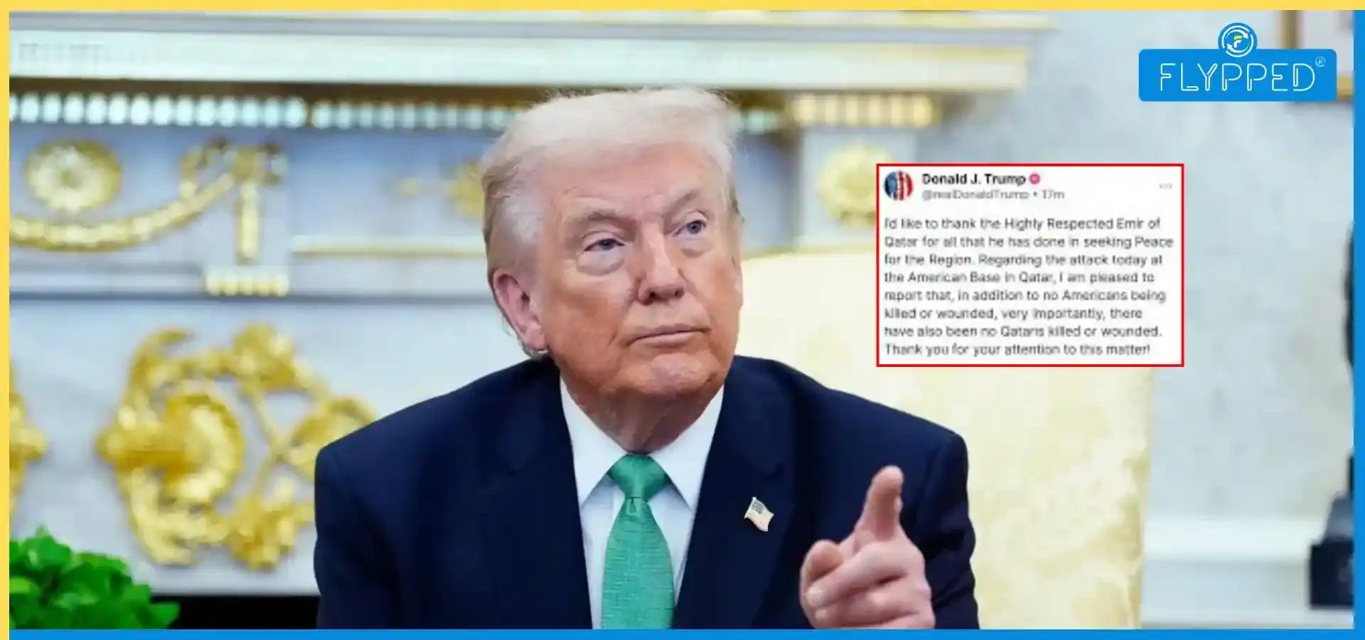 Trump Warns Iran Over Qatar Gas Attack After Gulf Strikes