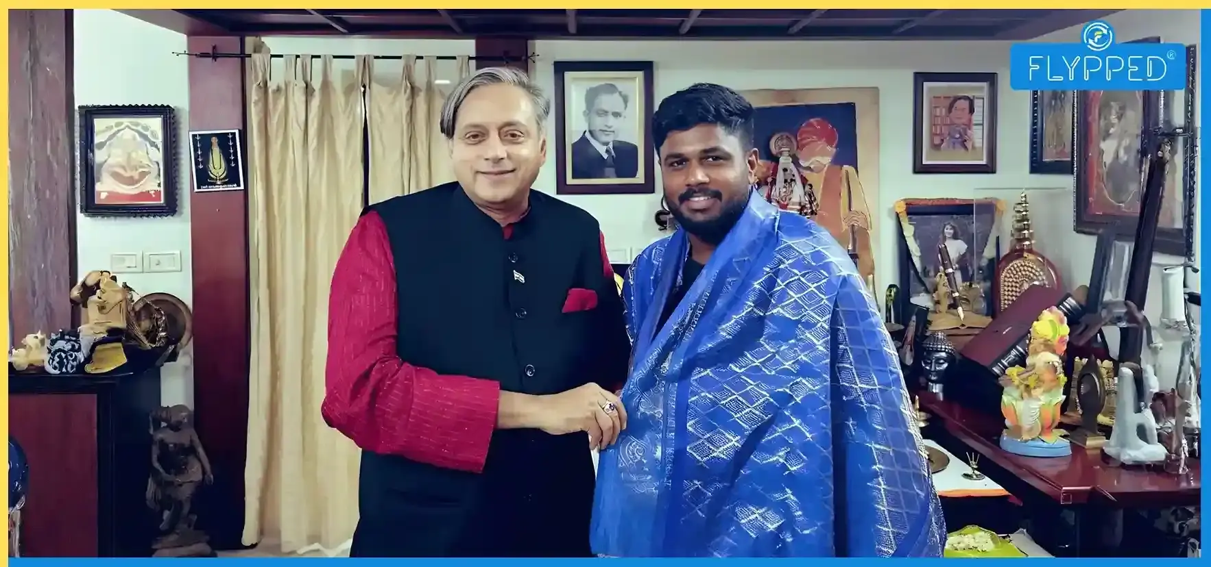Shashi Tharoor Recalls Meeting with 14y old Sanju Samson