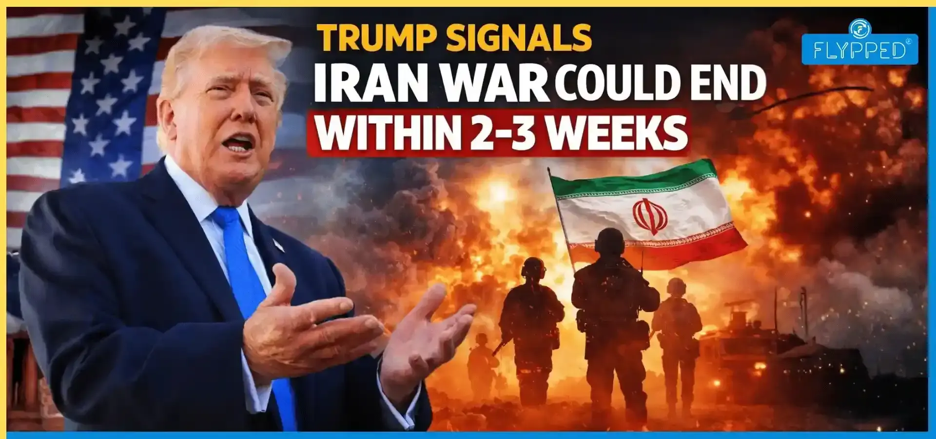 Trump signals US could leave Iran war within weeks