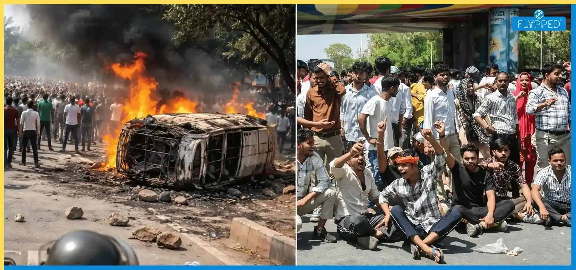 Factory Workers Protest Turns Violent in Noida, 300 Arrested