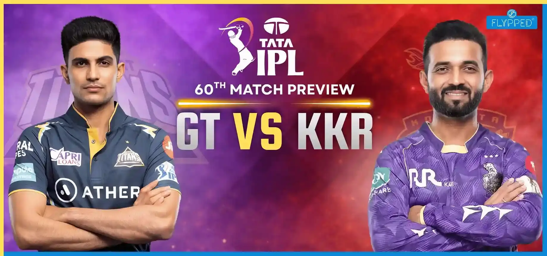 GT vs KKR Match Preview: IPL 2026 Match 60 Players & Pitch
