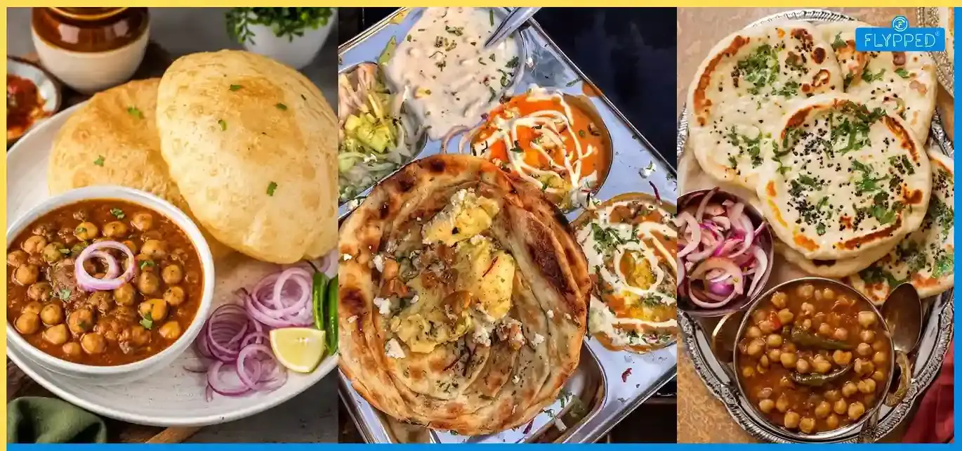 Chole Bhature, Chur Chur Naan & Chole Kulche