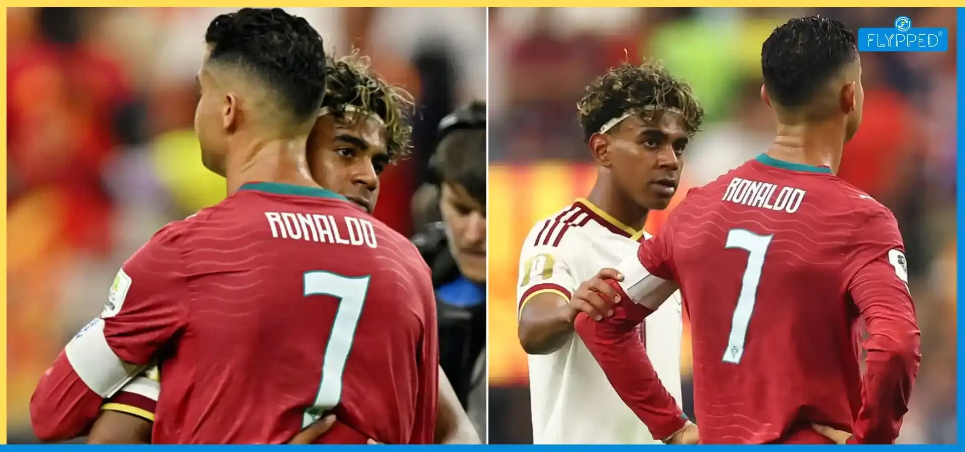 Lamine Yamal Consoles Ronaldo: Yamal Hugs Ronaldo in Tears After Spain Win Over Portugal | FIFA World Cup 2026