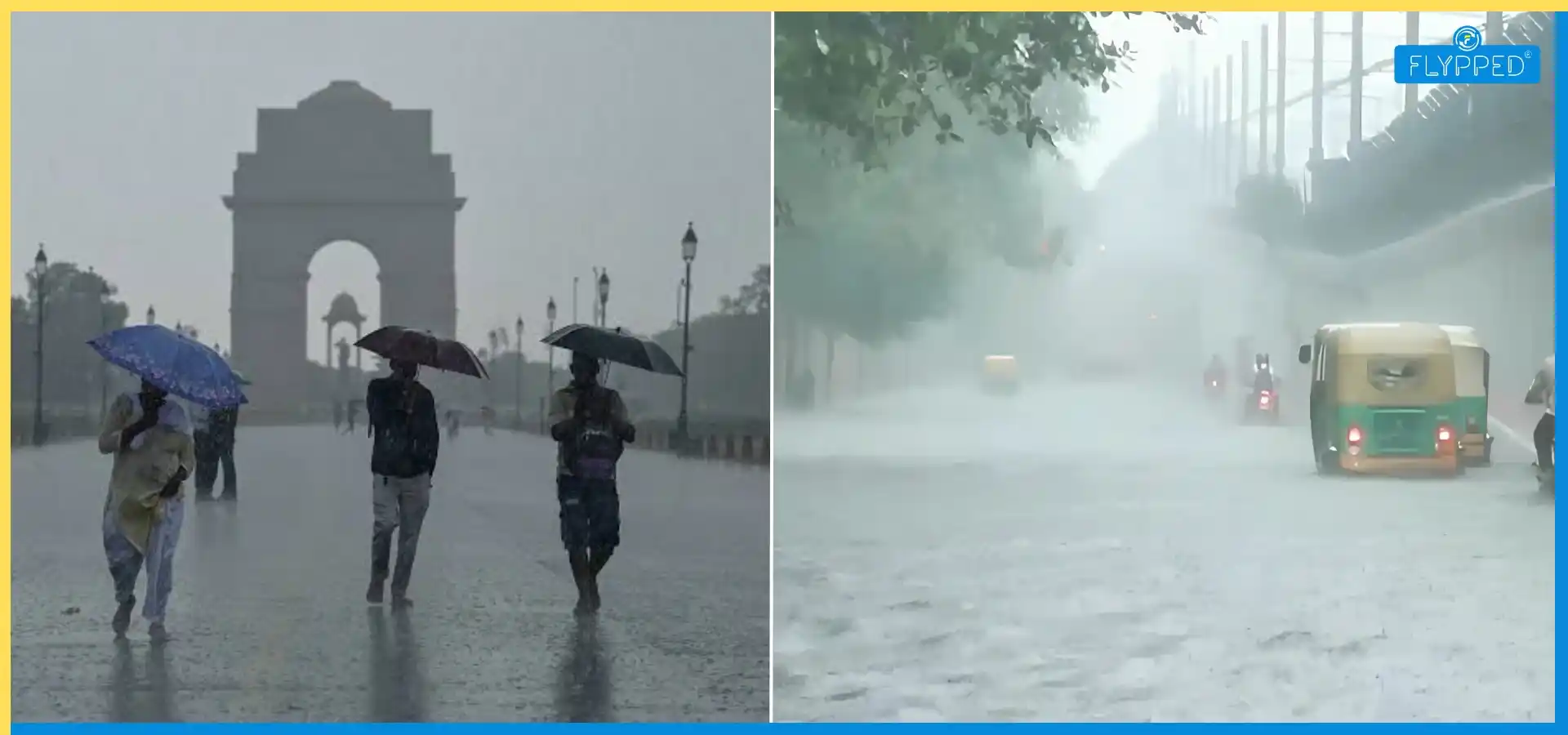 Delhi-NCR Heavy Rain: IMD Issues Red & Orange Alerts