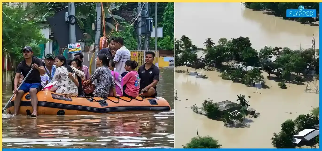 Assam Flood Death Toll: Seven More Lives in 24 Hours; Over 3 Lakh People Impacted