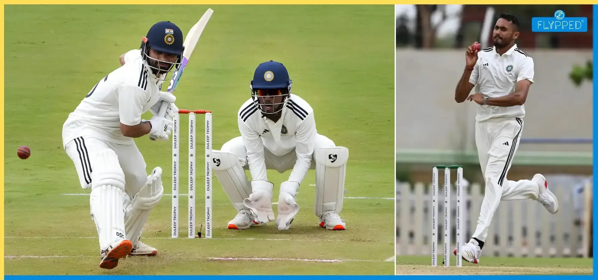 Duleep Trophy Semifinals: Kaverappa and Rinku Shine as South, Central Zone Seize Advantage