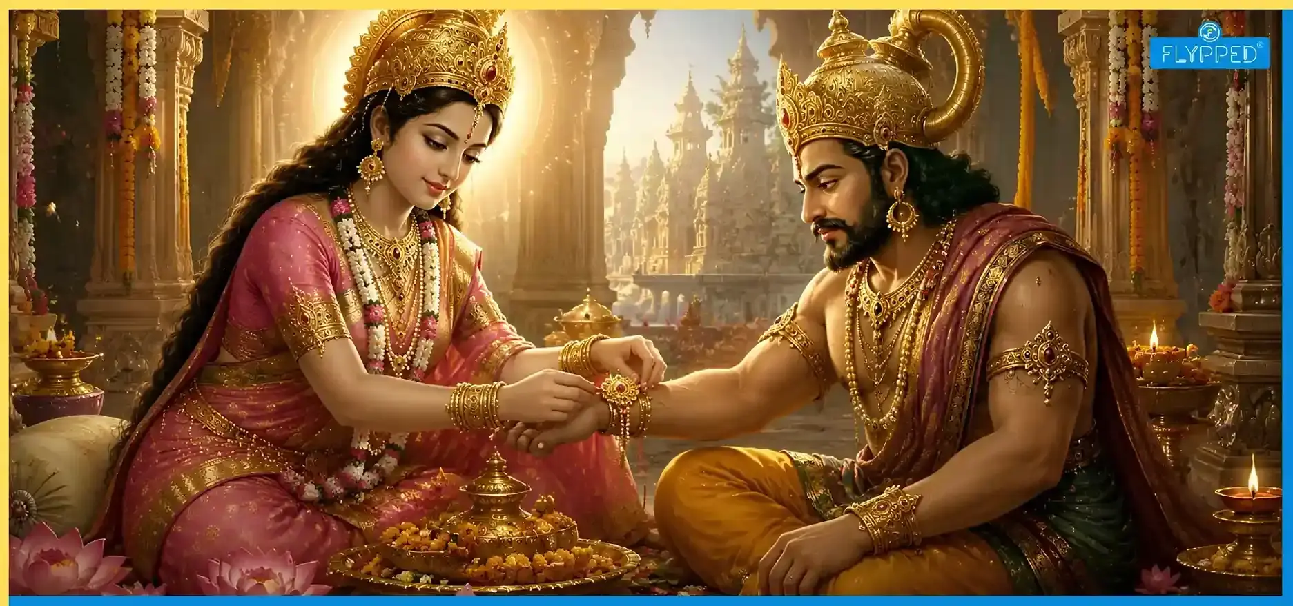 Goddess Lakshmi and King Bali