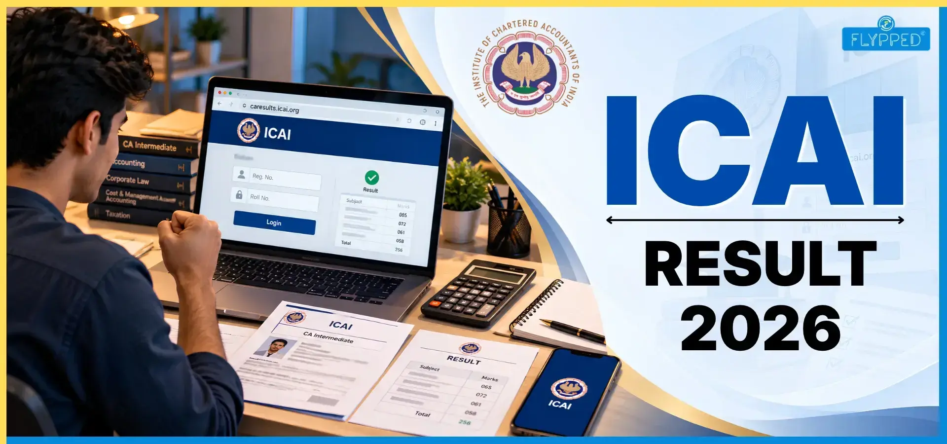 ICAI Result 2026: CA Intermediate Results Expected Today, Check Details