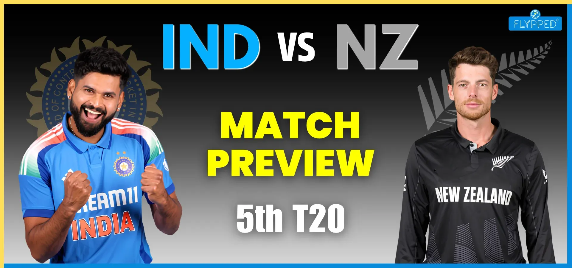 IND vs NZ 5th T20 Match Preview: Key Players and Pitch Report