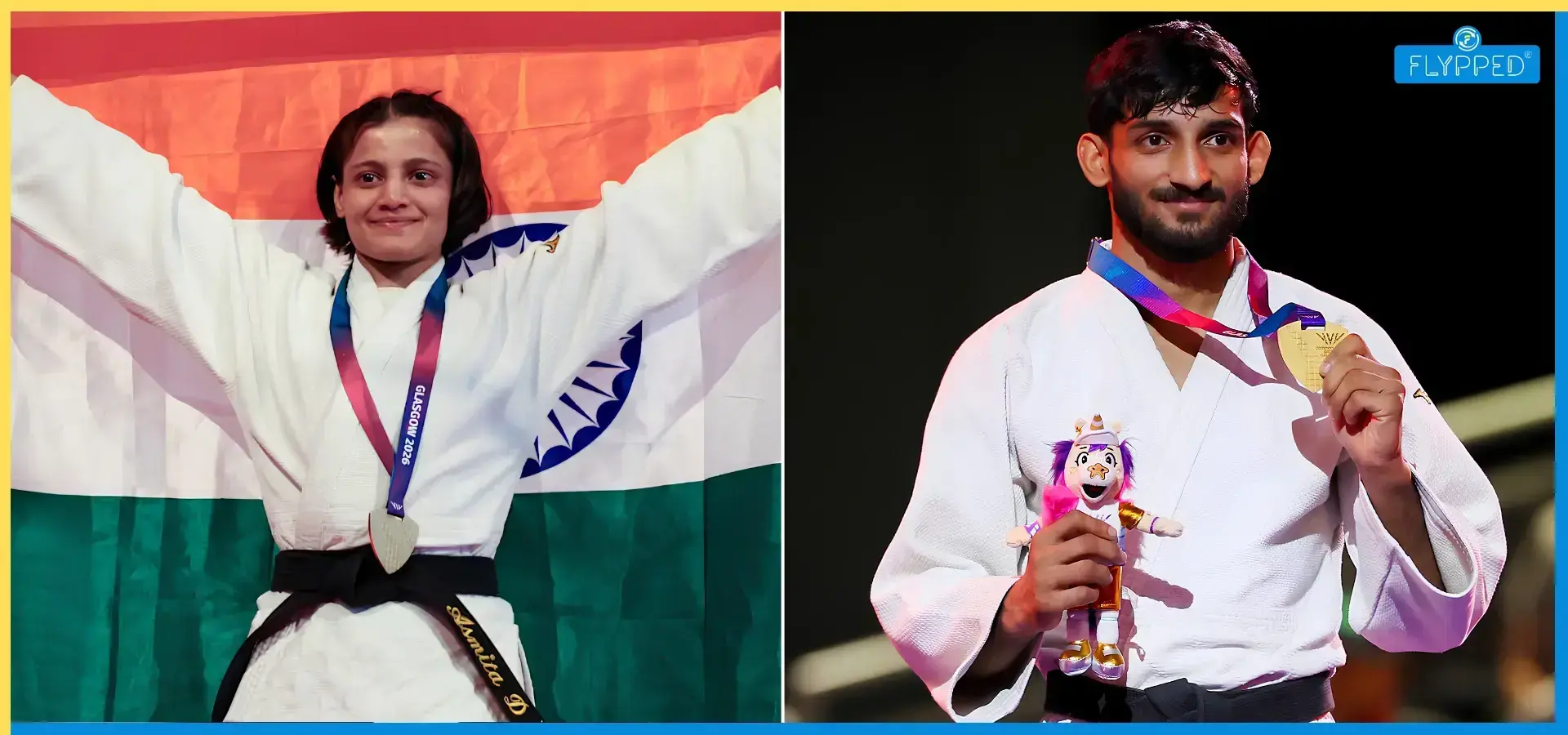 India wins First CWG Judo Gold: Asmita and Harsh Deliver Historic Golden Double