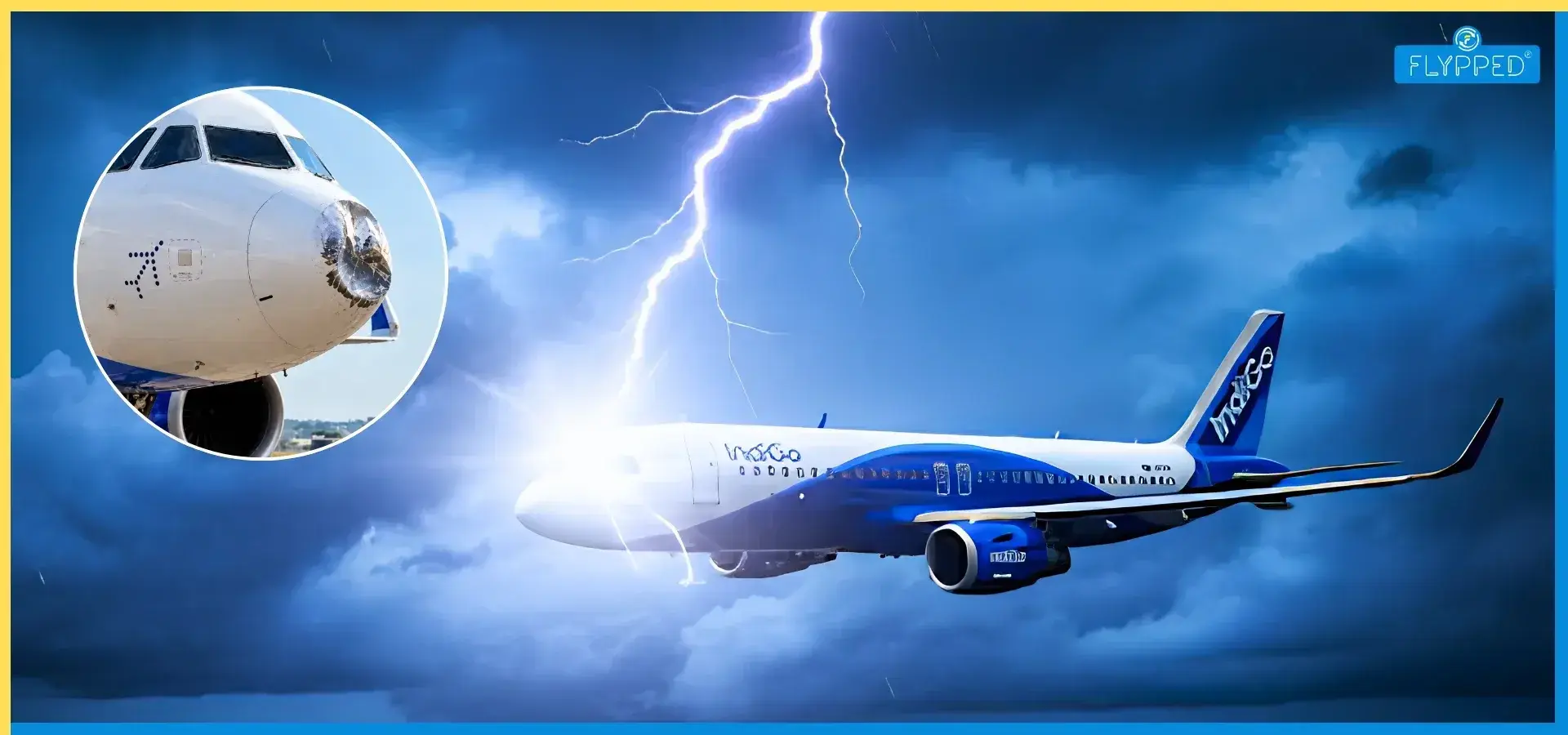 IndiGo Flight Struck by Lightning at 17,000 Feet During Descent, Passengers Safe in Lucknow