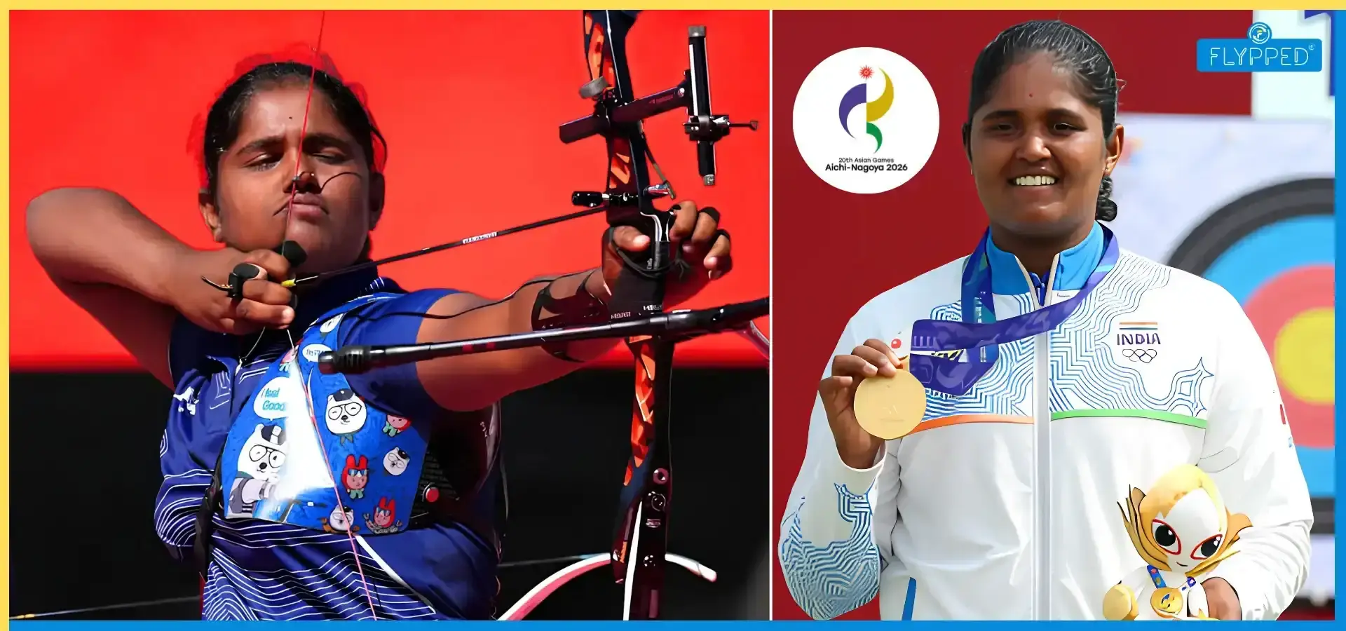 Kumkum Mohod Wins Asian Games 2026: Archer Defeats Zhu Jingyi 6–2 on Way to Recurve Gold & Olympic Quota