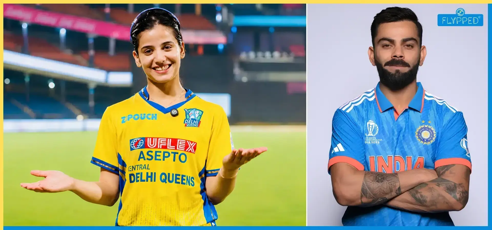 Medhavi Bidhuri 6-7 Celebration: Asks Virat Kohli to Follow Her Back