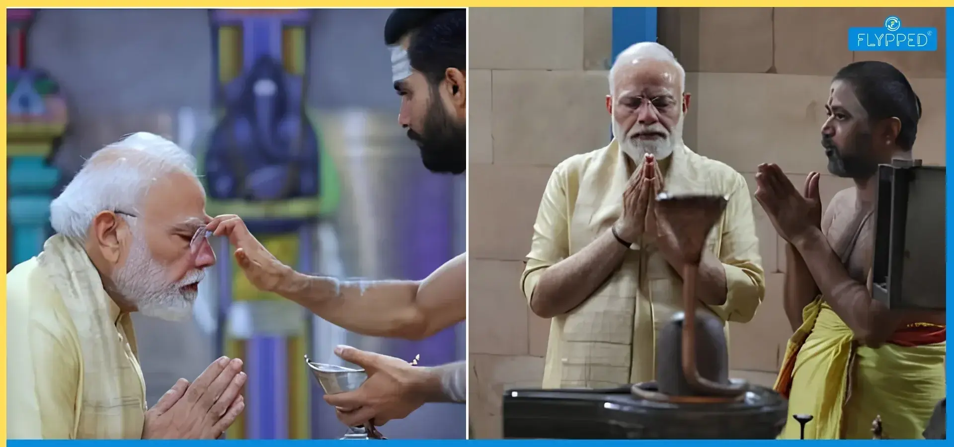 PM Modi 25 Years in Public Service: Modi Visits Delhi’s Shri Vinayak Mandir to Commemorate the Occasion