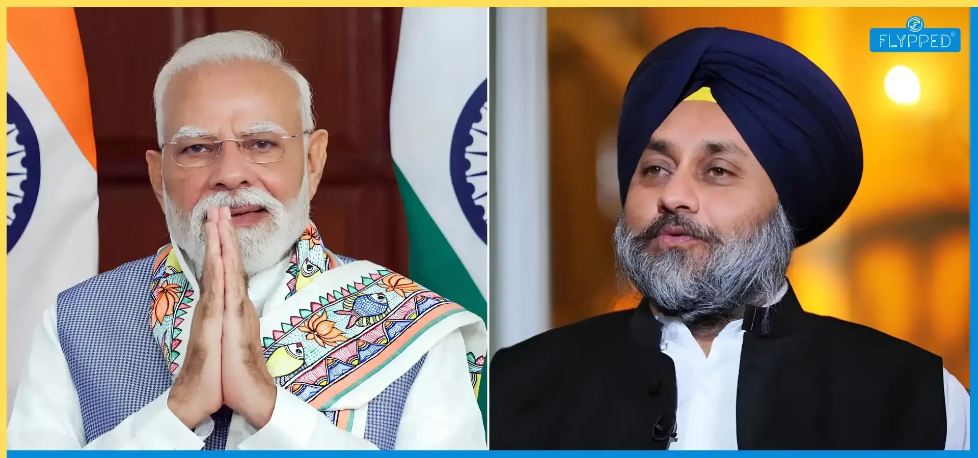 PM Modi Asks About Sukhbir Badal's Health Following ‘Kirpan Attack’ in Nanded