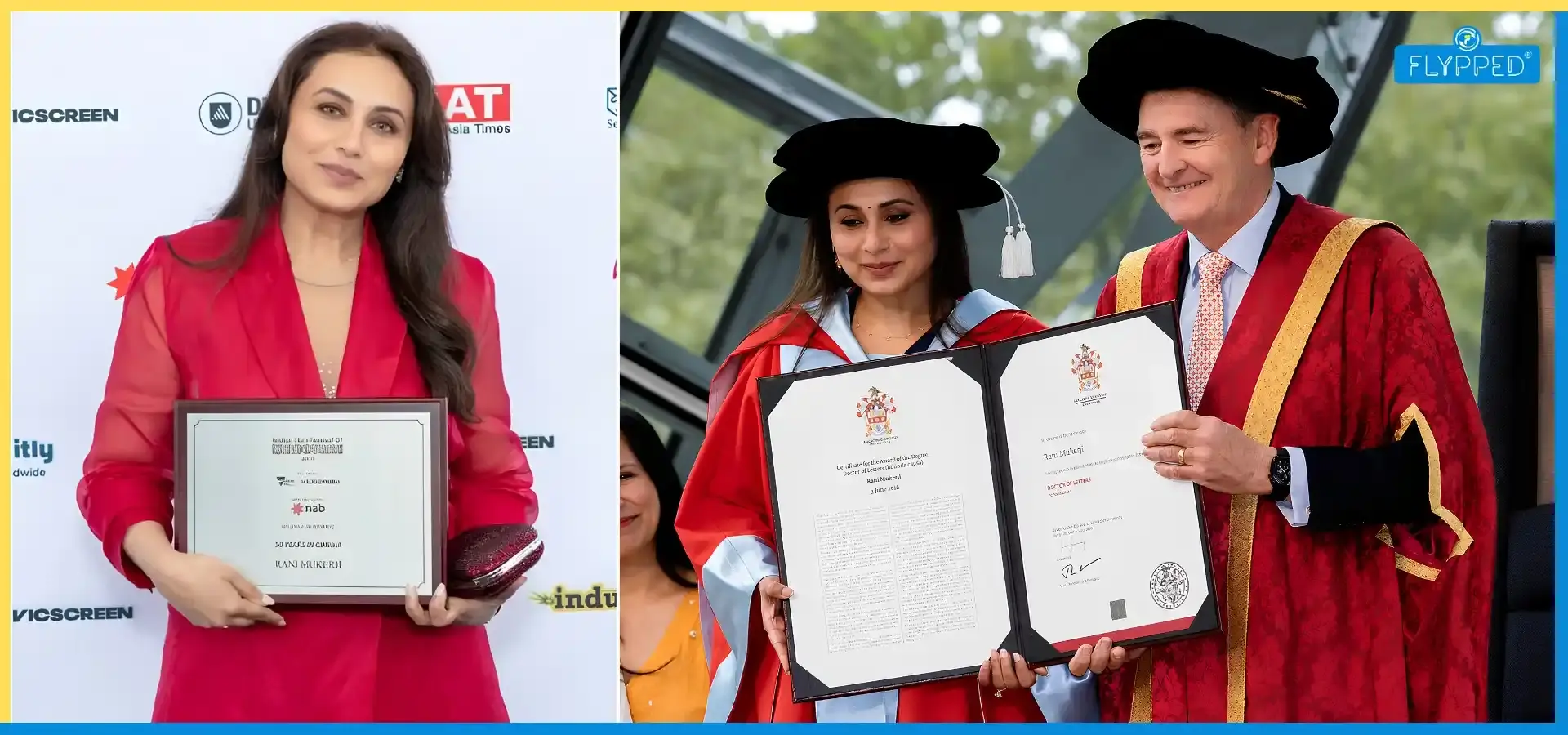 Rani Mukerji 3 Decades in Cinema: Honoured at IFFM 2026 for her Illustrious Career