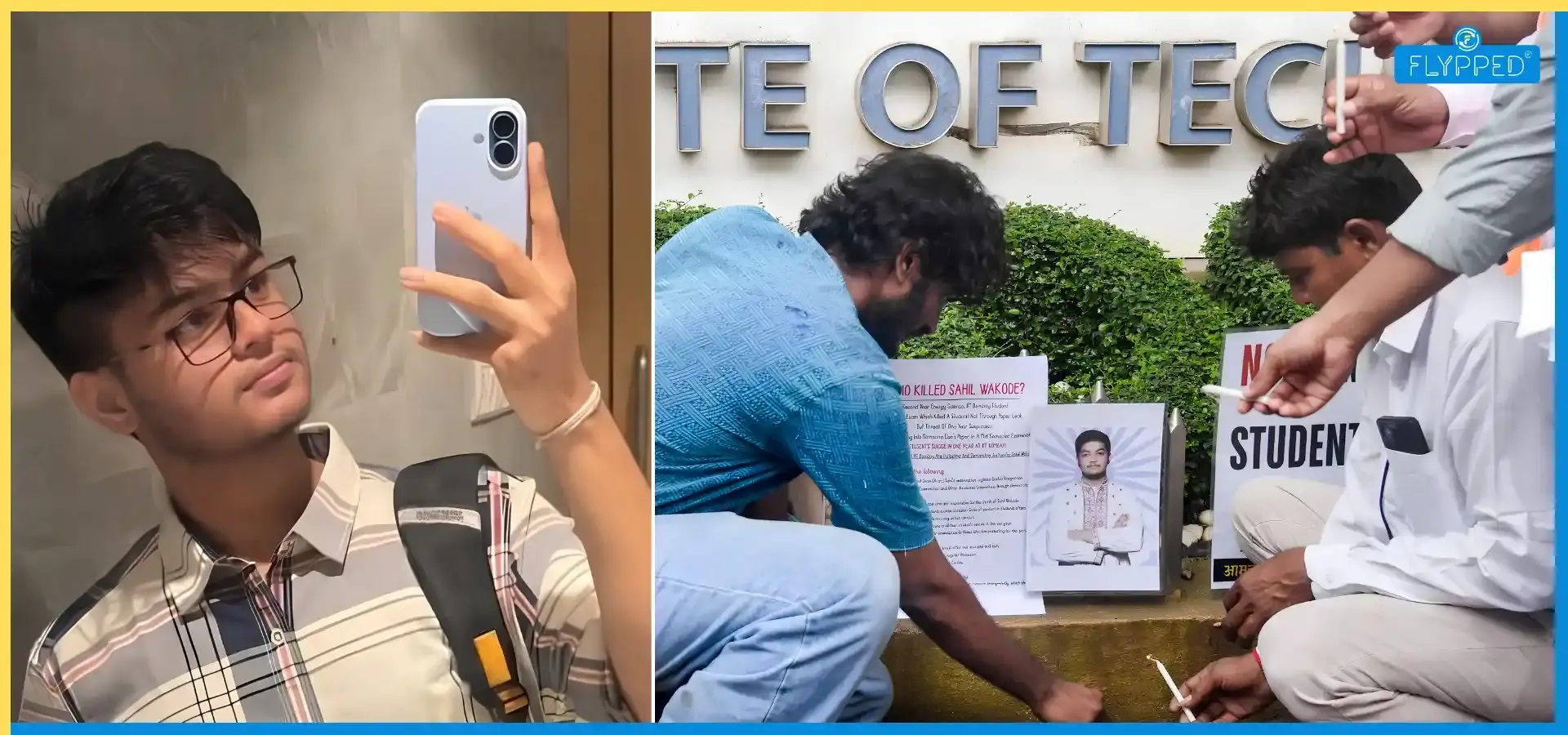 Sahil Wakode CCTV Footage: IIT Bombay Student Asked to Leave Exam Hall