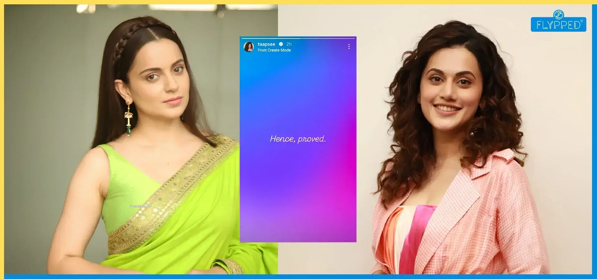 Taapsee Pannu Cryptic Post: Responds to Kangana Ranaut’s ‘Sasti Copy’ Remark